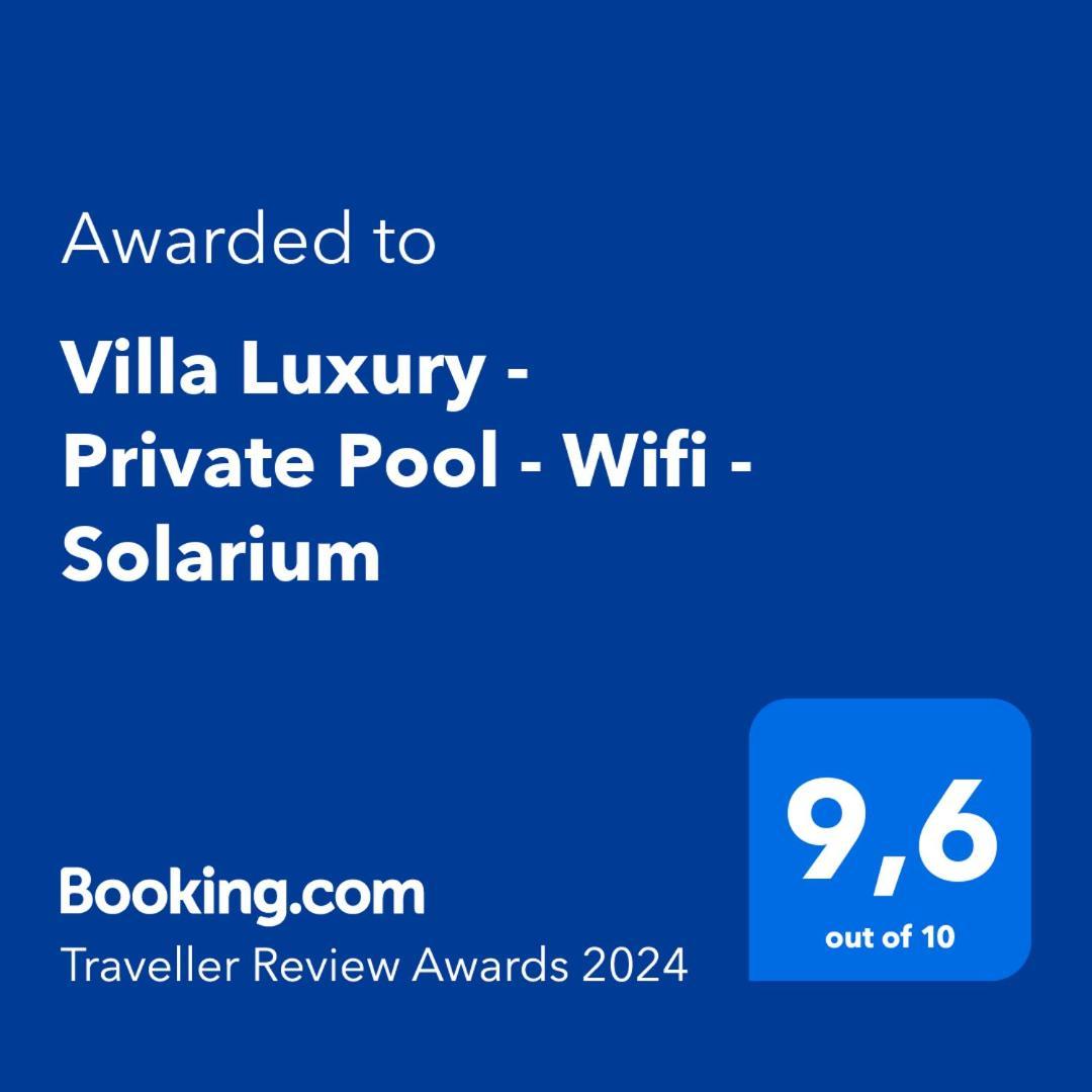 Villa Luxury - Private Pool - Wifi - Solarium Alicante Eksteriør billede